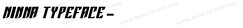 NINNA TYPEFACE字体转换